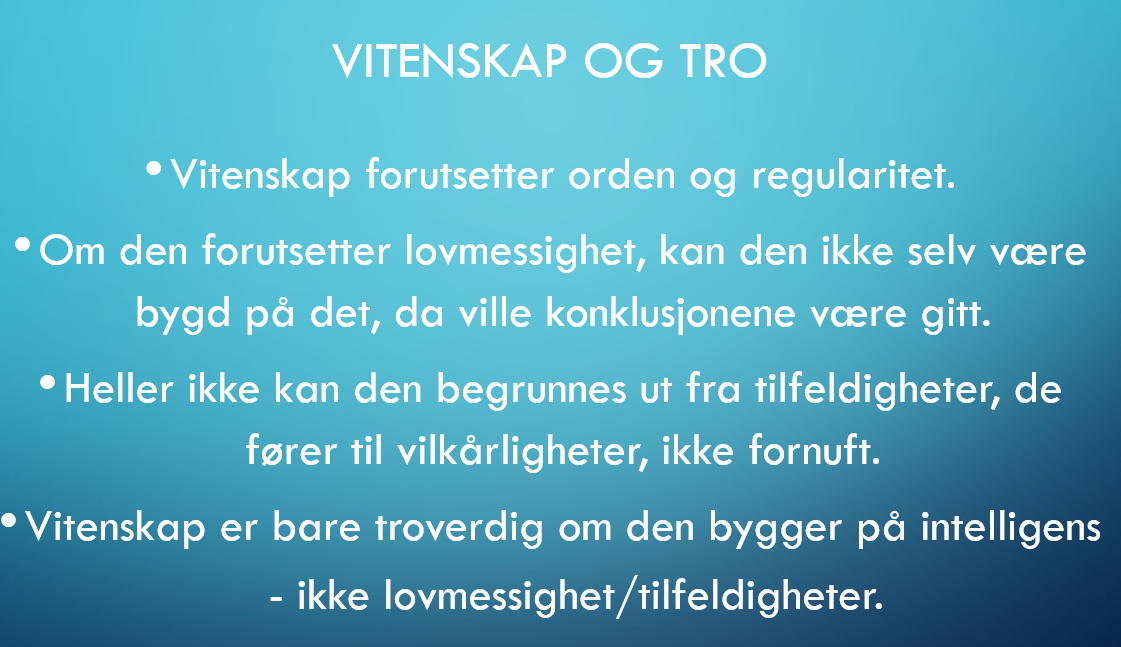 Grunnlag for vitenskap